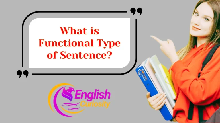 Functional Type of Sentence