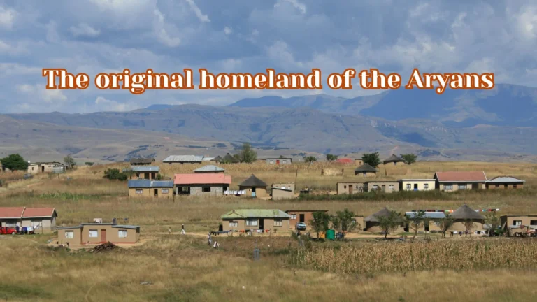The original homeland of the Aryans