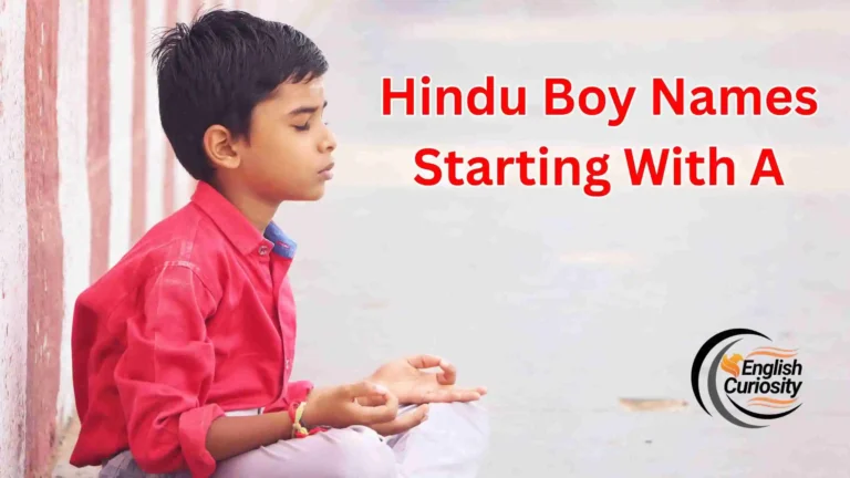 Hindu Boy Names Starting With A