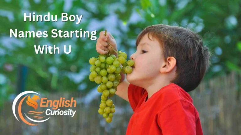 Hindu Boy Names Starting With U