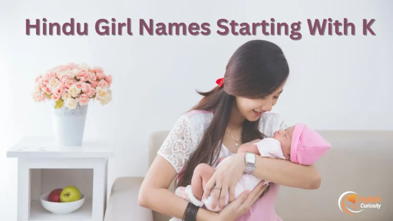 Hindu Girl Names Starting With K