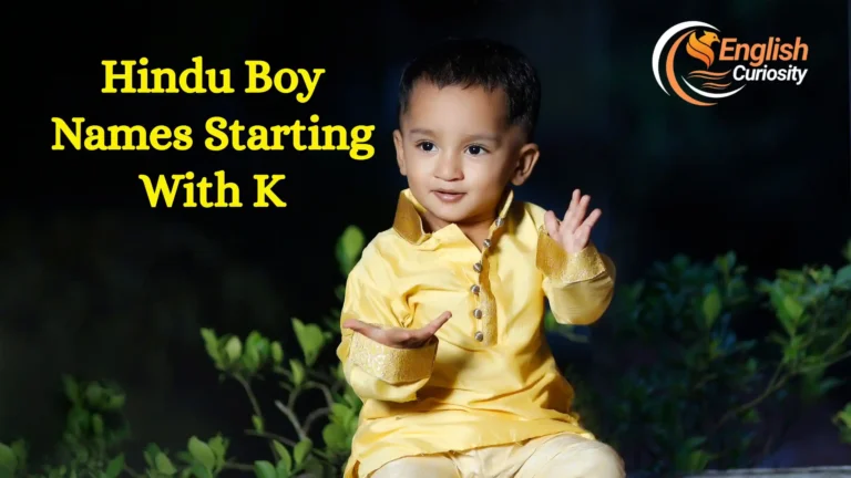 Hindu Boy Names Starting With K