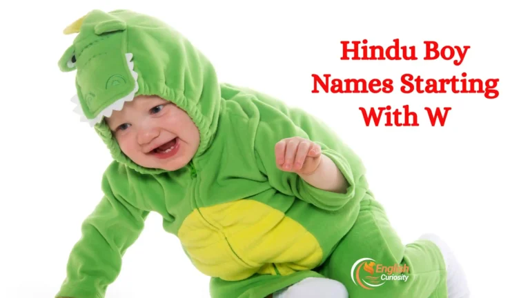 Hindu Boy Names Starting With W