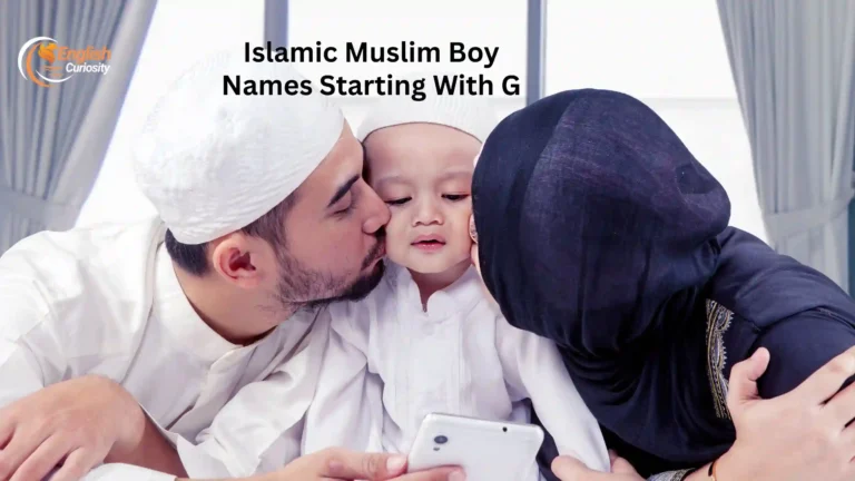 Islamic Muslim Boy Names Starting With G