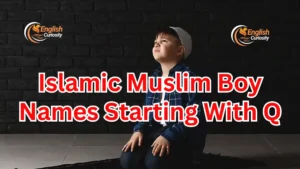 Islamic Muslim Boy Names Starting With R