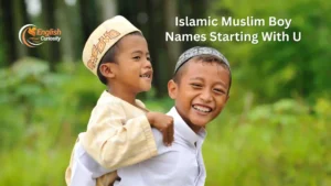 Islamic Muslim Boy Names Starting With U
