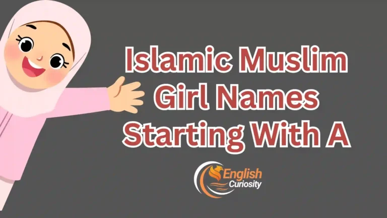 Islamic Muslim Girl Names Starting With A