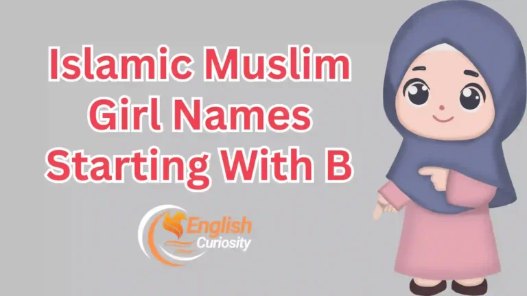 Islamic Muslim Girl Names Starting With B