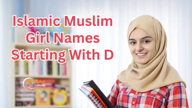 Islamic Muslim Girl Names Starting With D