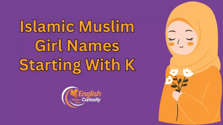 Islamic Muslim Girl Names Starting With K