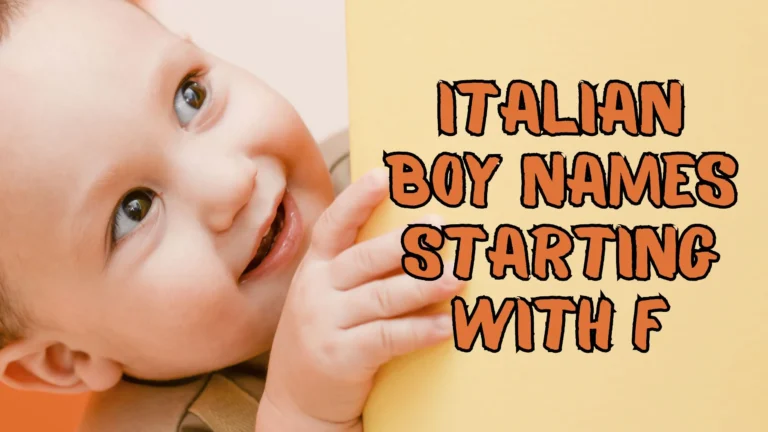 Italian Boy Names Starting With F