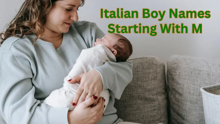 Italian Boy Names Starting With M