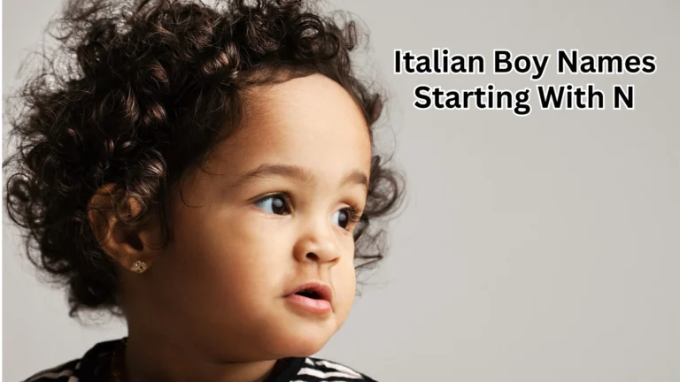 Italian Boy Names Starting With N