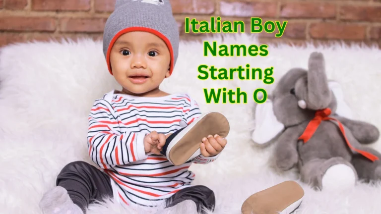 Italian Boy Names Starting With O