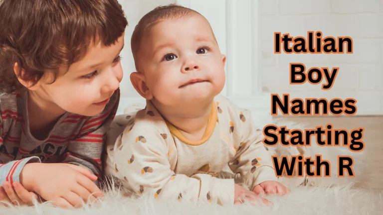 Italian Boy Names Starting With R