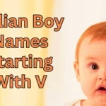 Italian Boy Names Starting With V