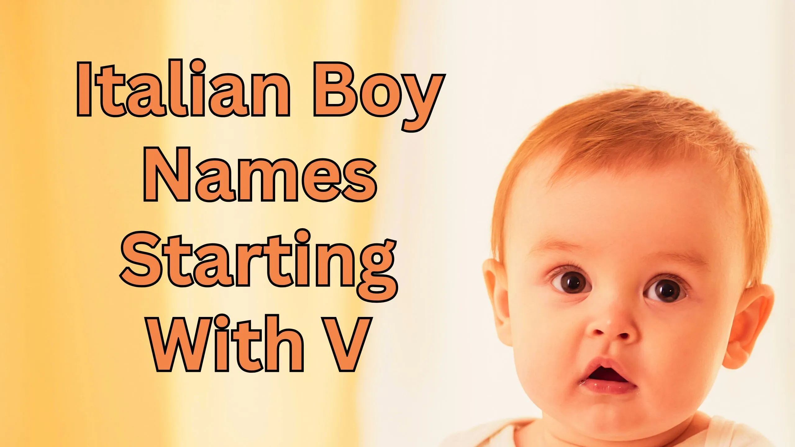 Italian Boy Names Starting With V