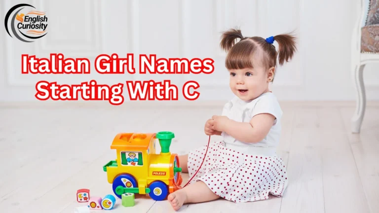 Italian Girl Names Starting With C