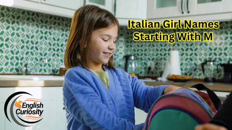 Italian Girl Names Starting With M