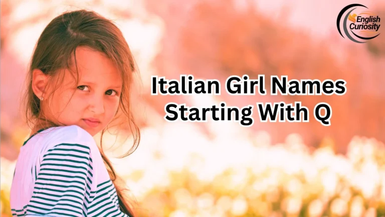 Italian Girl Names Starting With Q