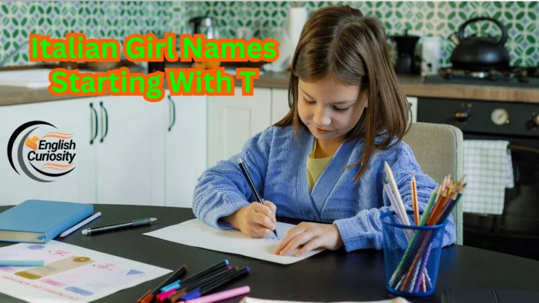 Italian Girl Names Starting With T