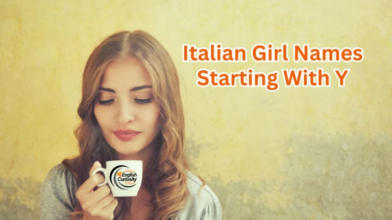 Italian Girl Names Starting With Y