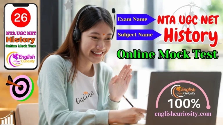 UGC Net History Online Mock Test 26
