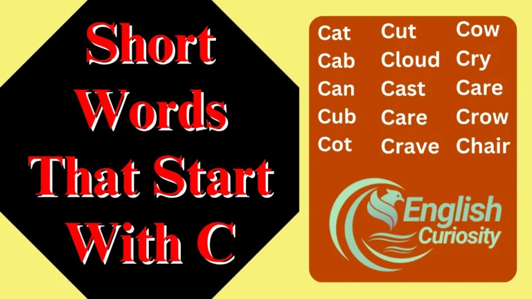 Short Words That Start With C