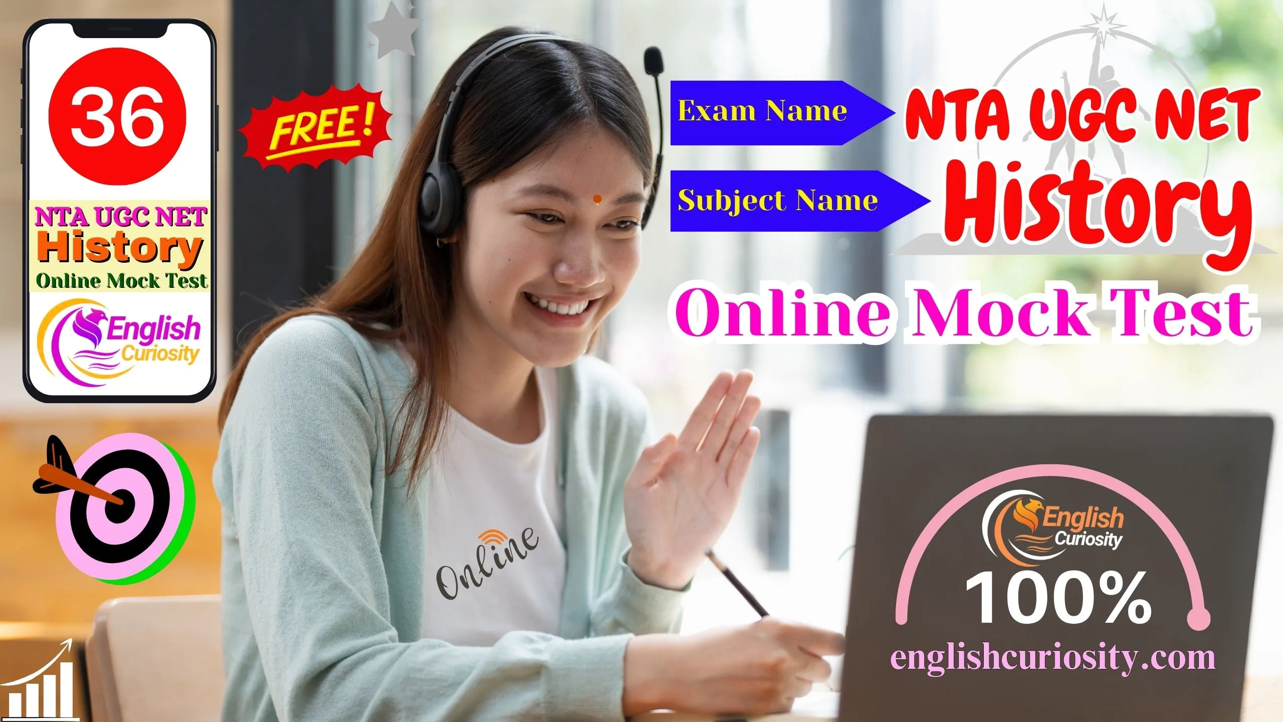 NTA UGC Net History Online Mock Test 36