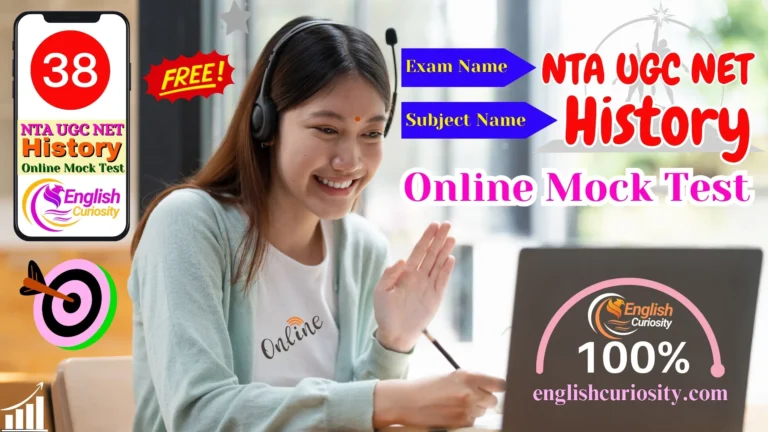 NTA UGC Net History Online Mock Test 38