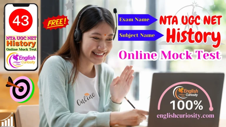 NTA UGC Net History Online Mock Test 43